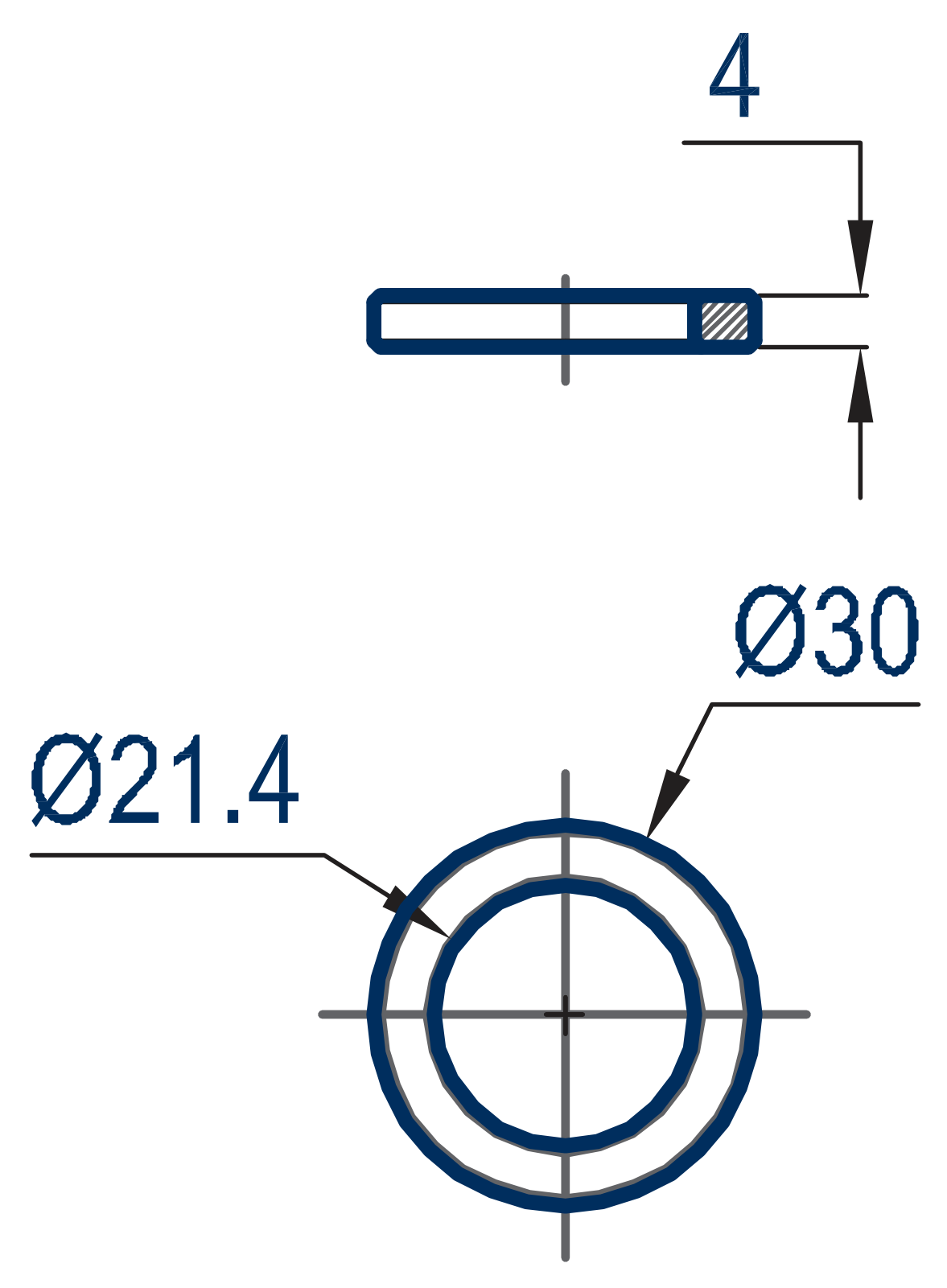 RING 20 - Technical drawing