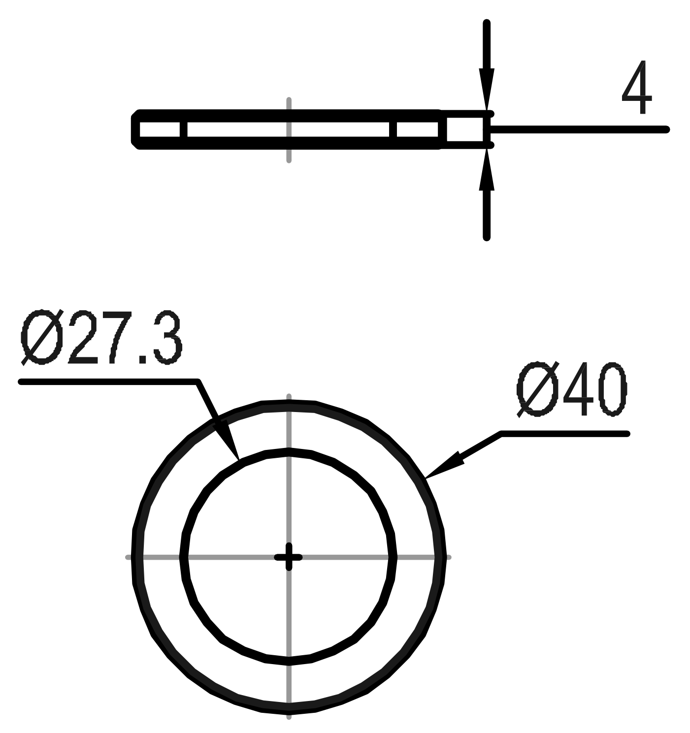 RING 27 - Technical drawing