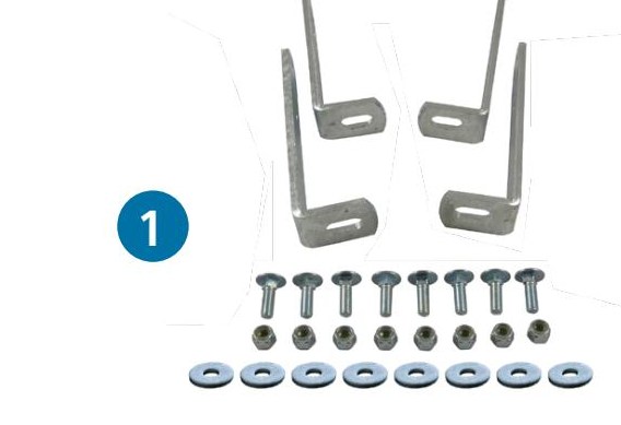 Mounting Bracket Set for S-Box / Welvet Toolboxes